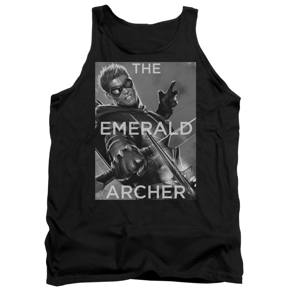 Justice League Trigger Mens Tank Top Shirt Black Officially Licensed