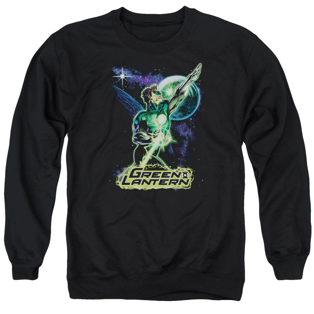 Justice League Of America Hal Galaxy Mens Crewneck Sweatshirt Black Officially Licensed