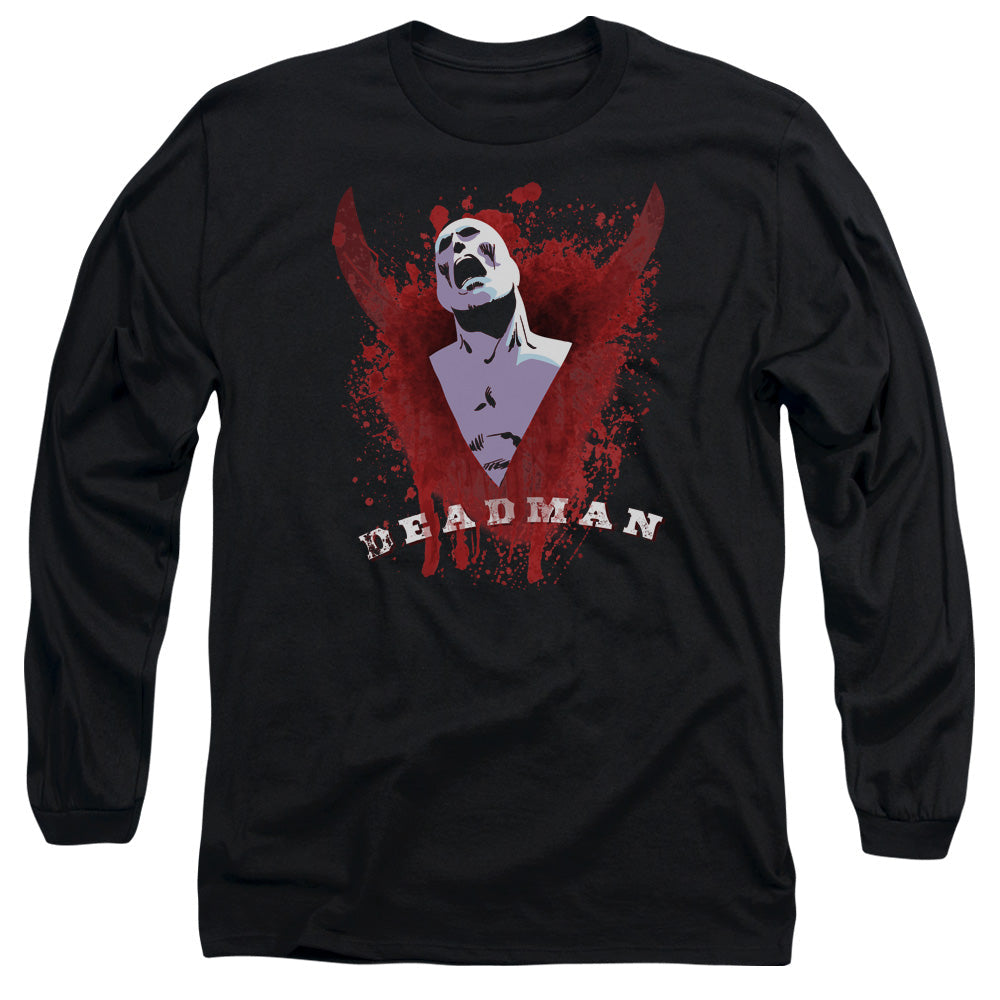 Justice League Possession Mens Long Sleeve Shirt Black Officially Licensed
