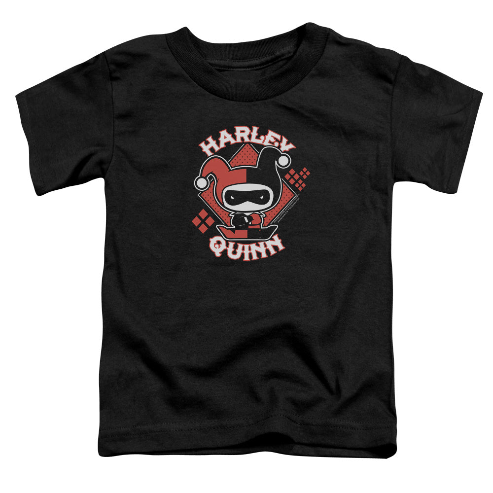 Justice League Harley Chibi Toddler Kids Youth T Shirt Black Officially Licensed