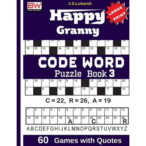 Happy Granny (CODE WORD) Puzzle Book