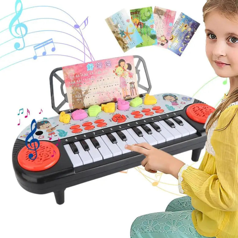 Kids Electronic Piano Keyboard Portable Education Toys Musical Instrument Christmas Gift For Child Beginner - THOOBO!