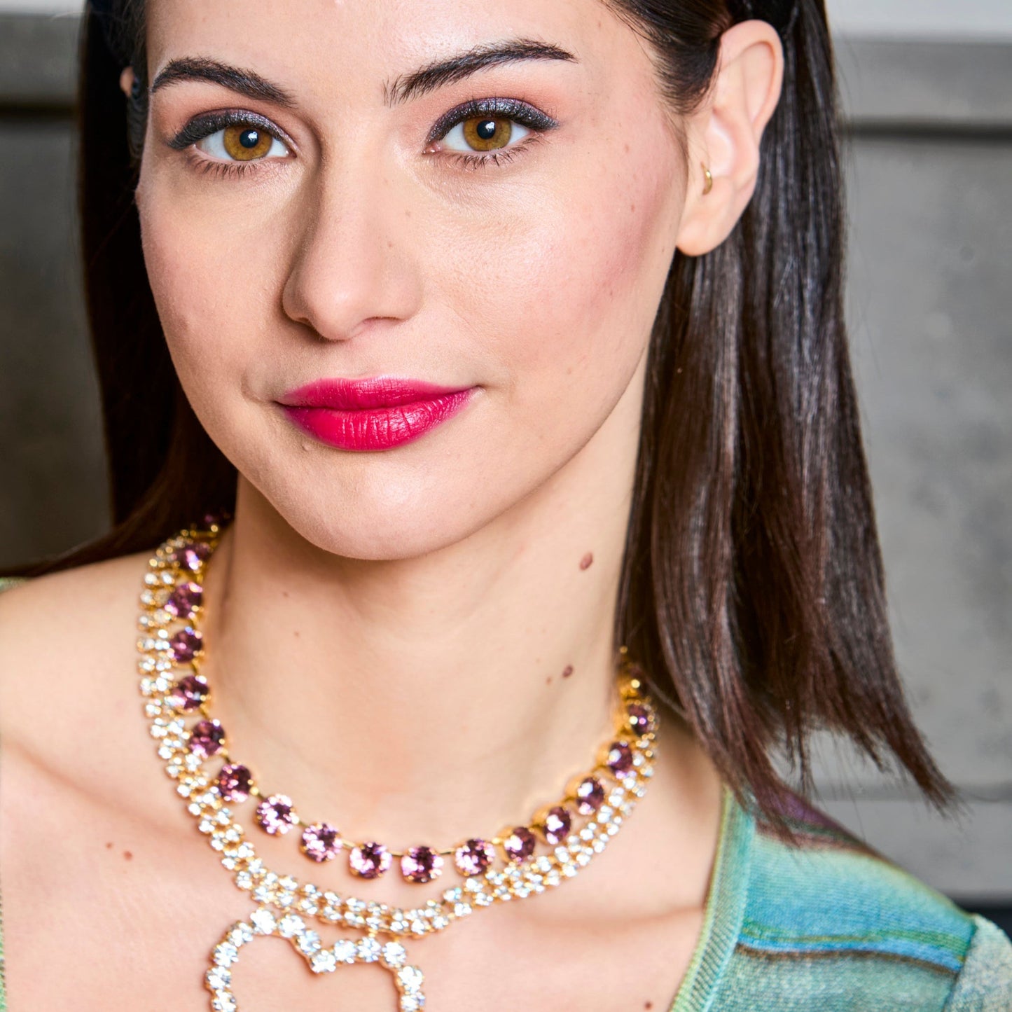 Daphne Lavender Crystal Riviera Necklace