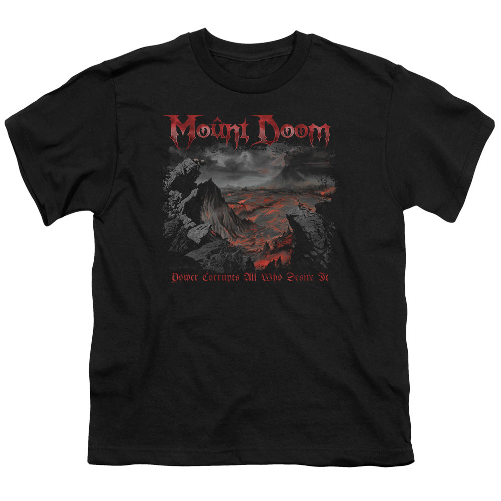 Lord Of The Rings Power Corrupts Kids Youth T Shirt Black Officially Licensed