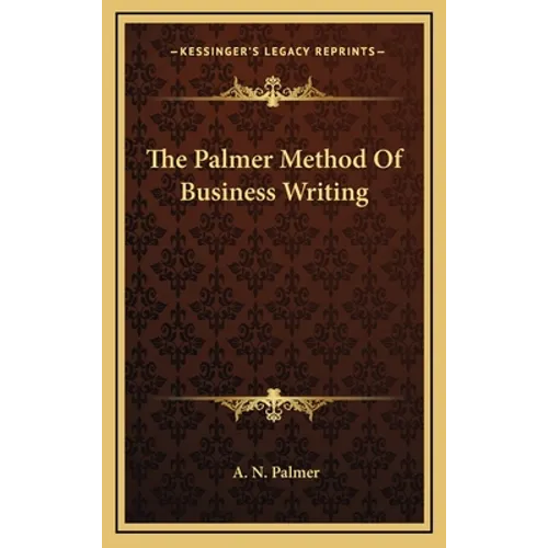 The Palmer Method Of Business Writing - Hardcover
