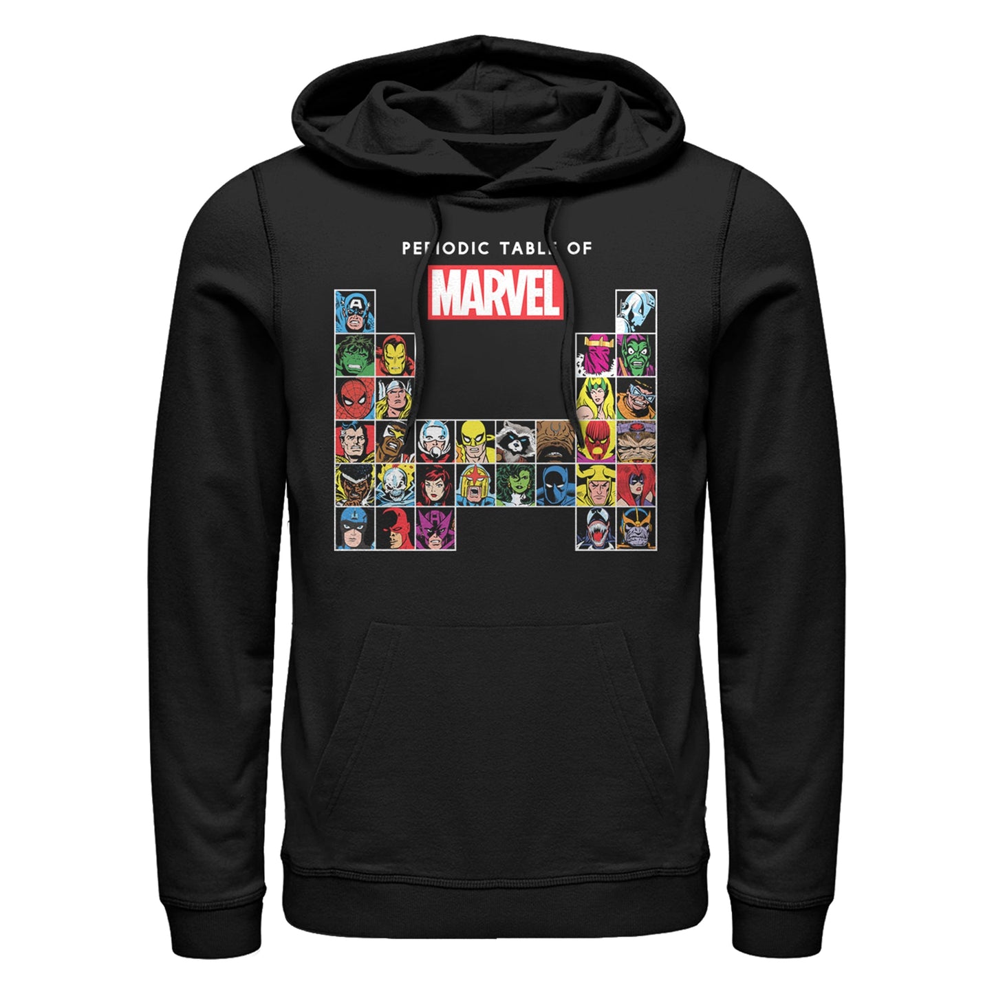 Marvel PeriodicMarvel Lightweight Mens Hoodie