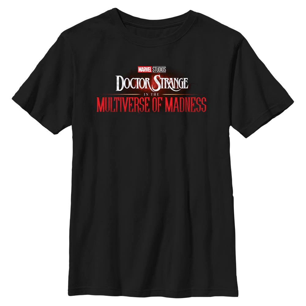 Marvel Doctor Strange Rendered Logo Boys Kids T Shirt