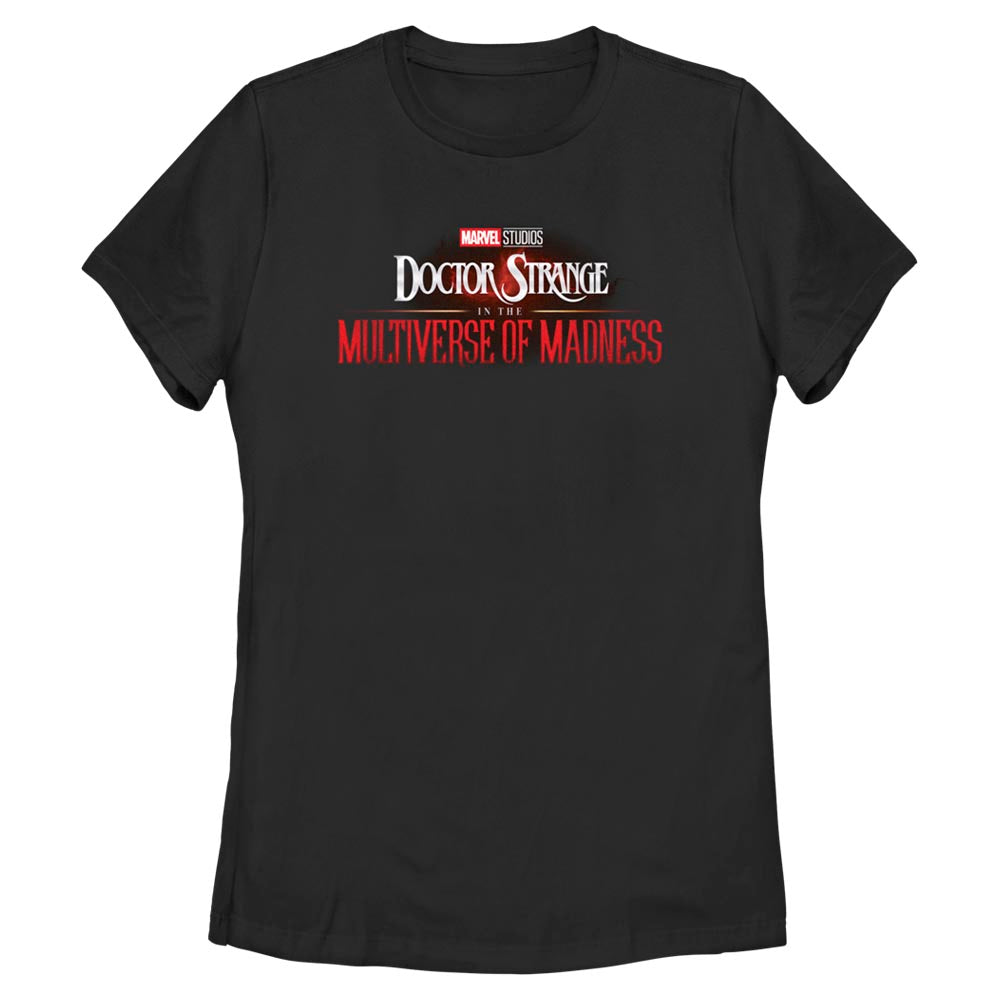 Marvel Doctor Strange Rendered Logo Womens T Shirt