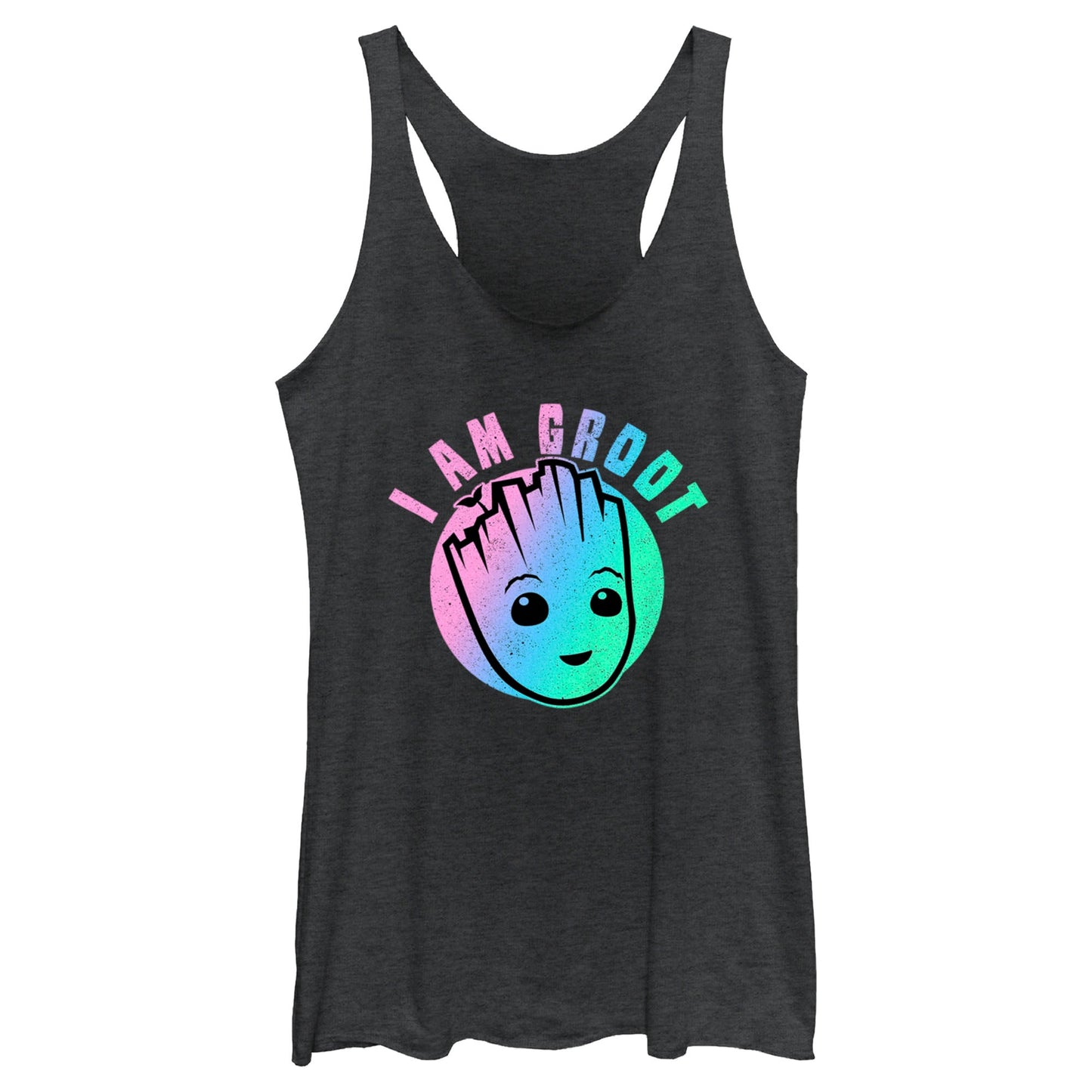 Marvel Groot Round Womens Junior's Tank Top Shirt