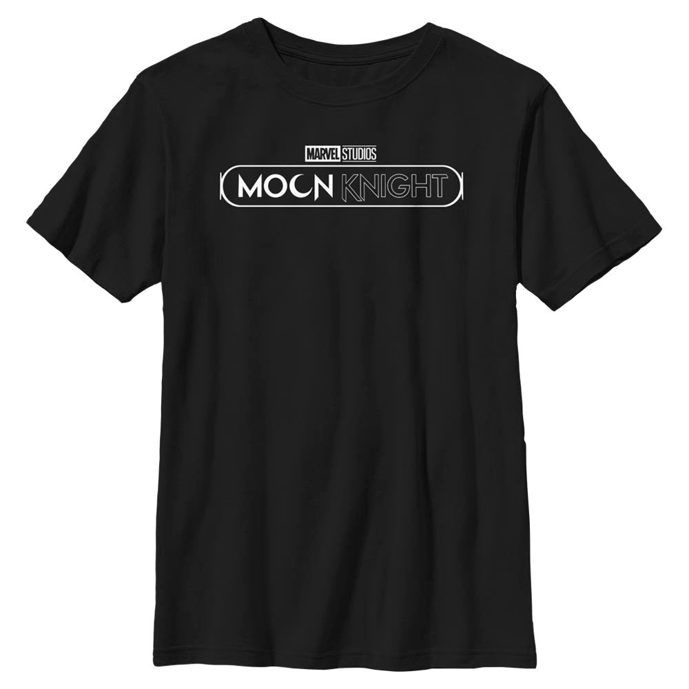 Marvel Moon Knight White Logo Boys Kids T Shirt