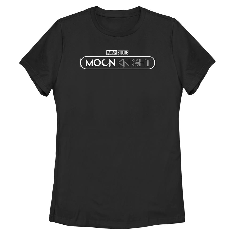 Marvel Moon Knight White Logo Womens T Shirt