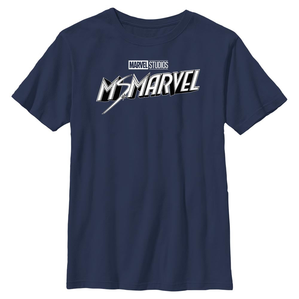 Marvel Black and White Boys Kids T Shirt