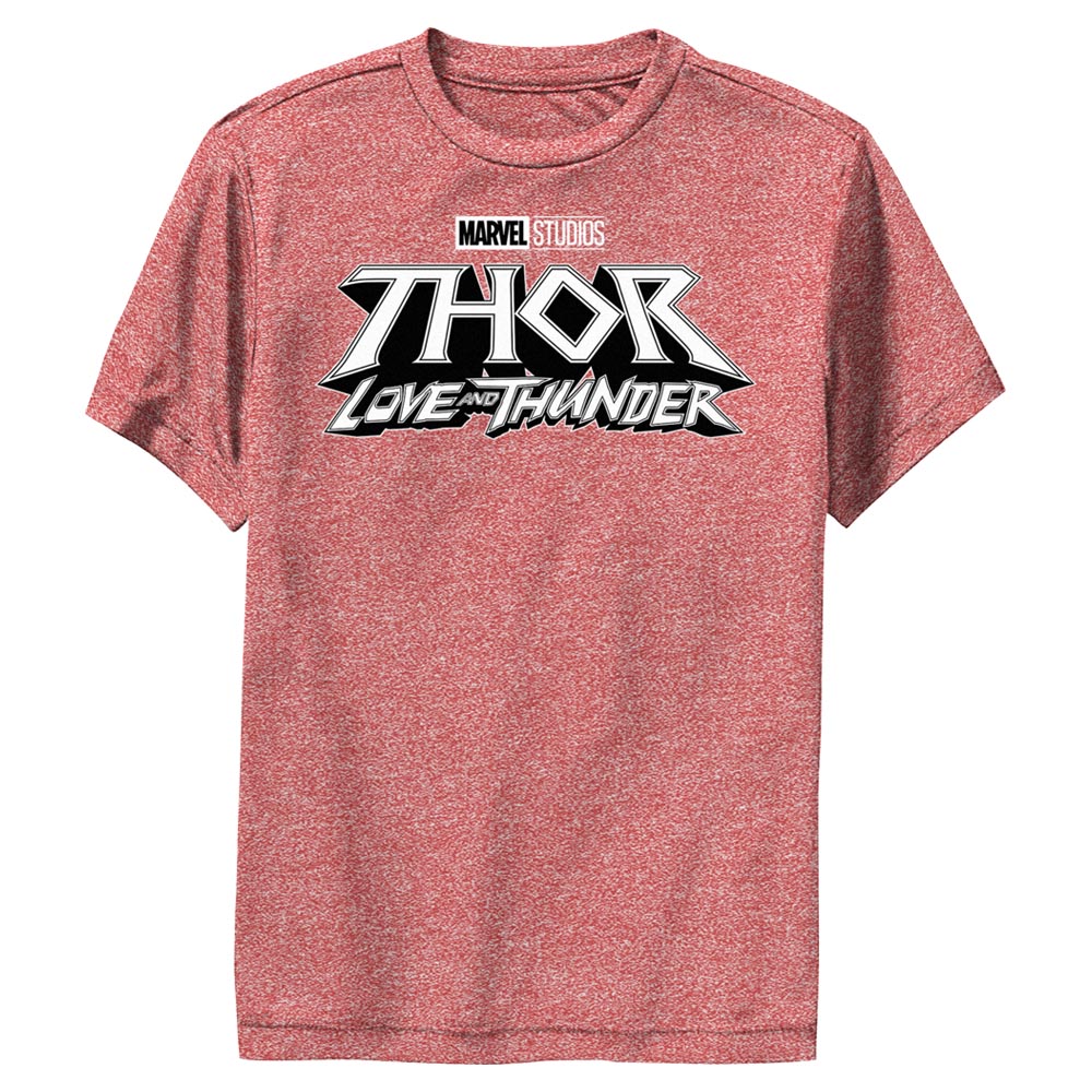 Marvel Black Logo Boys Kids T Shirt