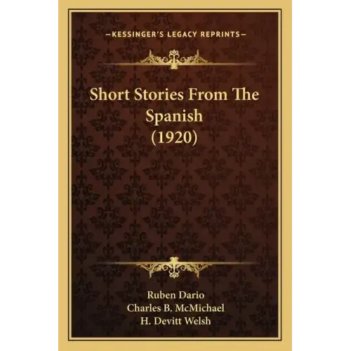 Short Stories From The Spanish (1920)