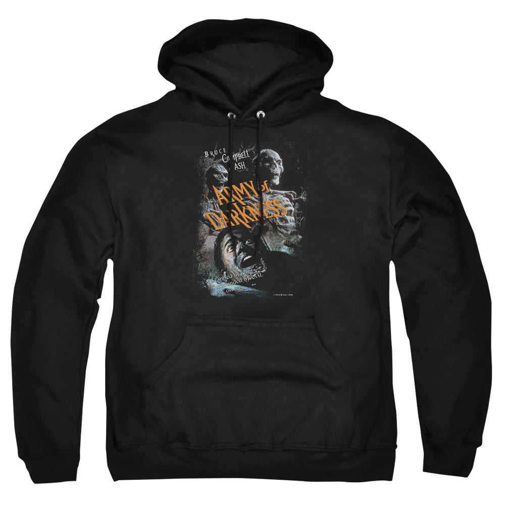 Army Of Darkness Covered Mens Hoodie Black Officially Licensed