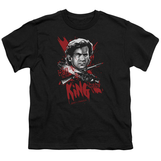 Army Of Darkness Hail To The King Kids Youth T Shirt Black Officially Licensed