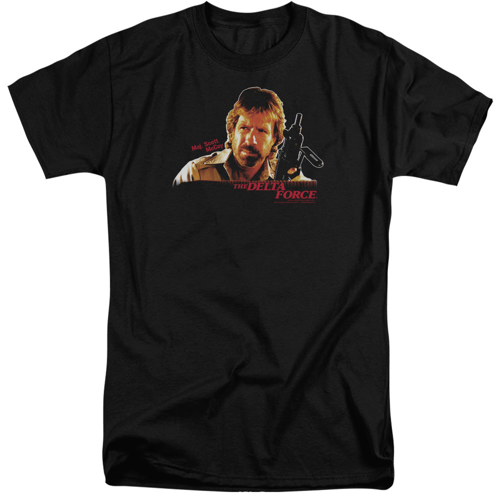 Delta Force Maj Scott Mccoy Mens Tall T Shirt Black Officially Licensed