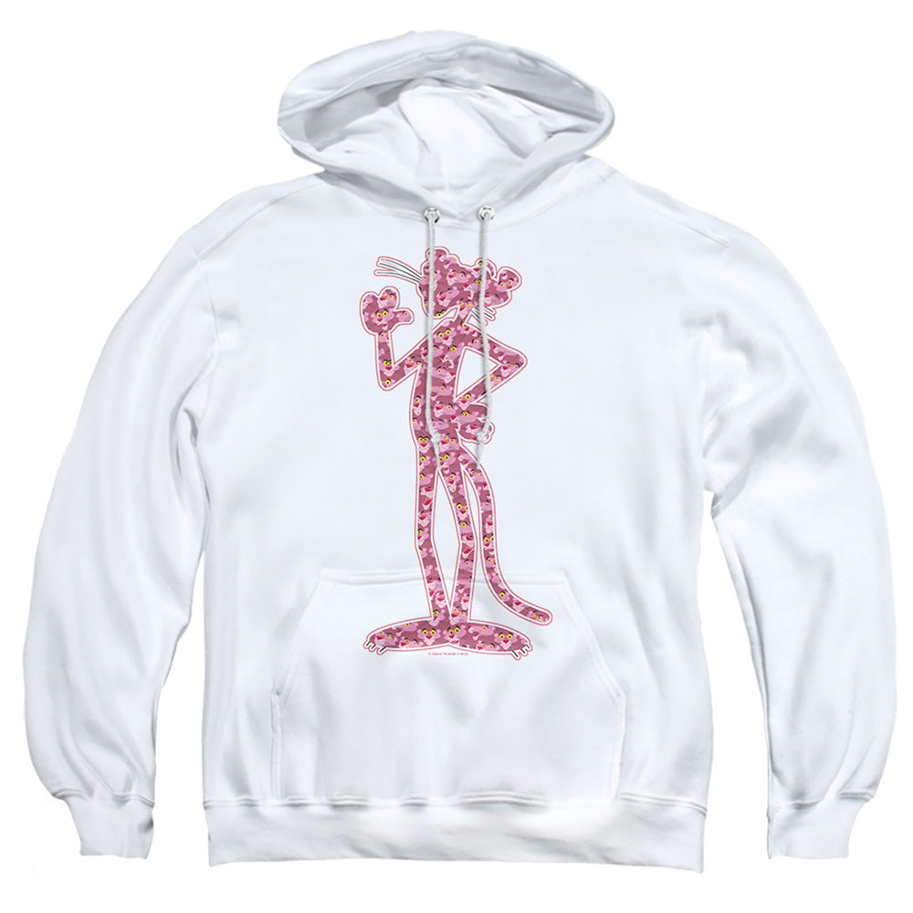 Pink Panther Heads Mens Hoodie White Officially Licensed