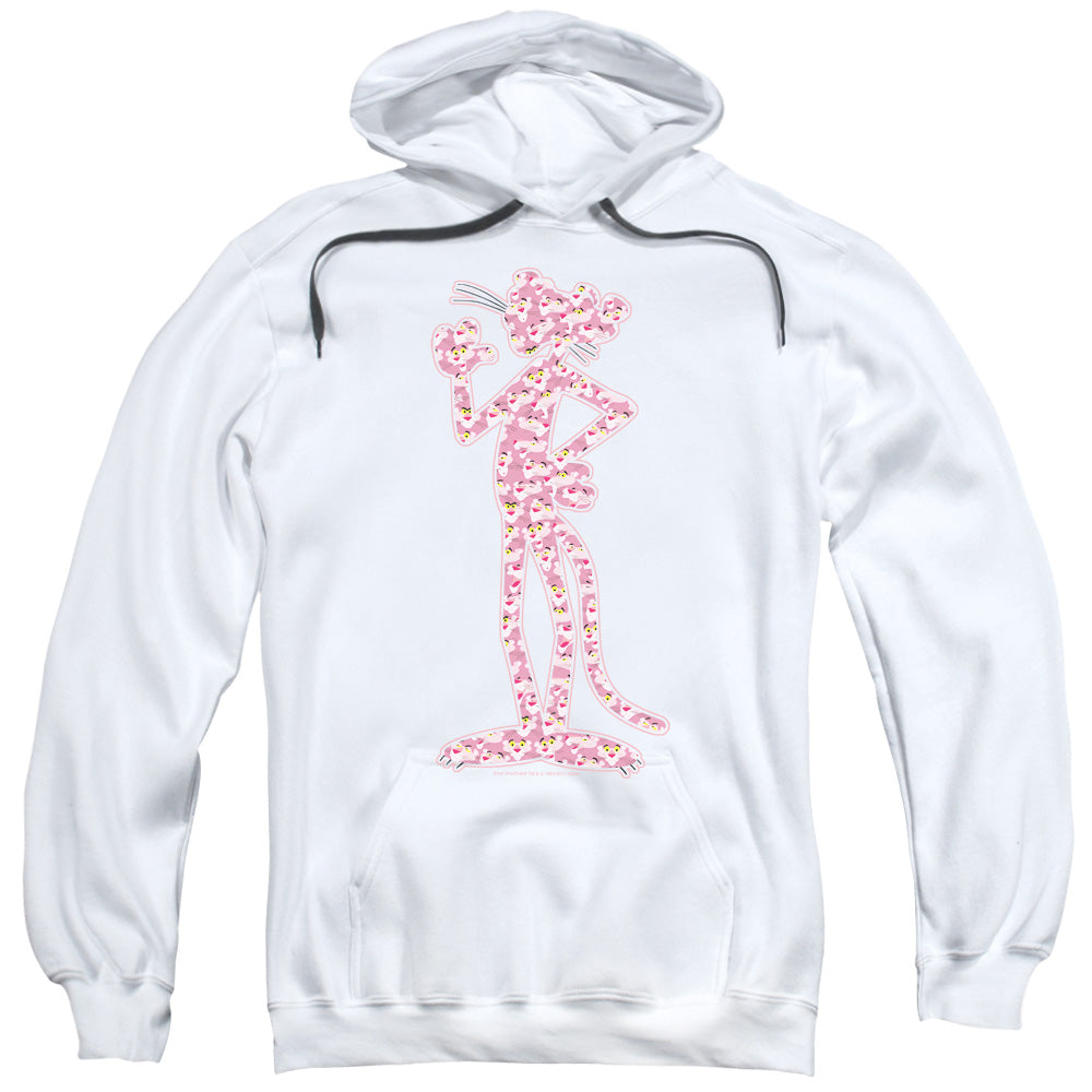 Pink Panther Heads Mens Hoodie White Officially Licensed