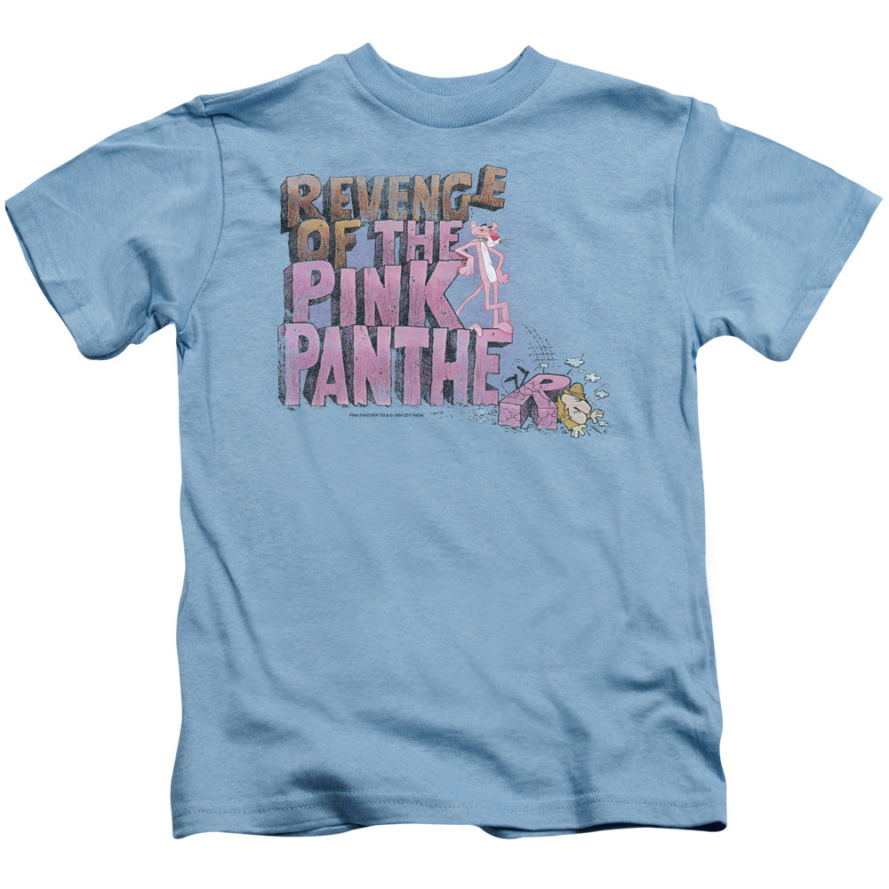 Pink Panther Revenge Juvenile Kids Youth T Shirt Carolina Blue Officially Licensed