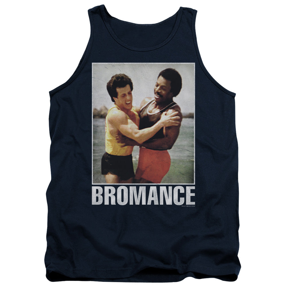 Rocky Bromance Mens Tank Top Shirt Navy Officially Licensed