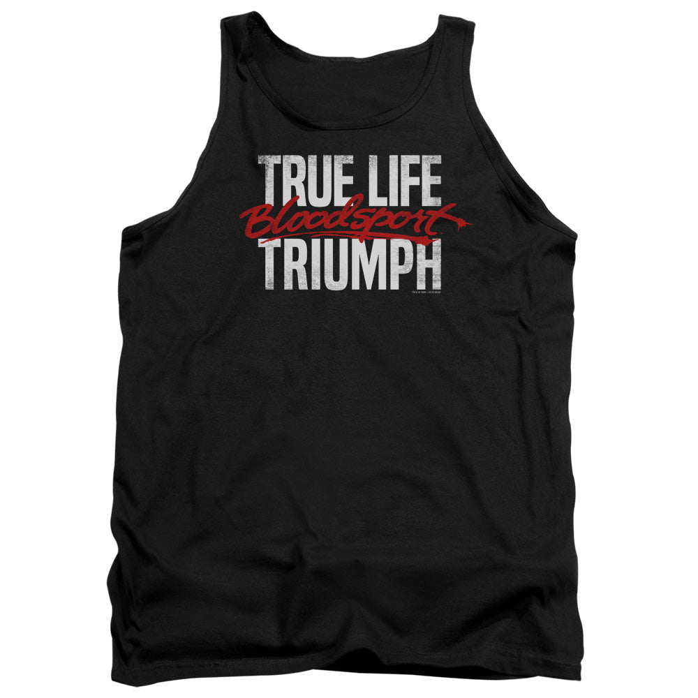 Bloodsport True Story Mens Tank Top Shirt Black Officially Licensed