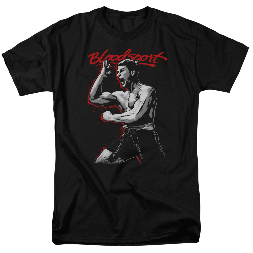 Bloodsport Loud Mouth Mens T Shirt Black Officially Licensed