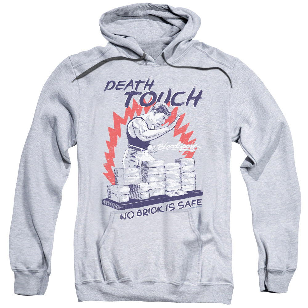 Bloodsport Death Touch Mens Hoodie Athletic Heather Officially Licensed