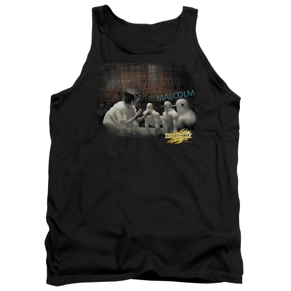 Mirrormask Bob Malcolm Mens Tank Top Shirt Black Officially Licensed