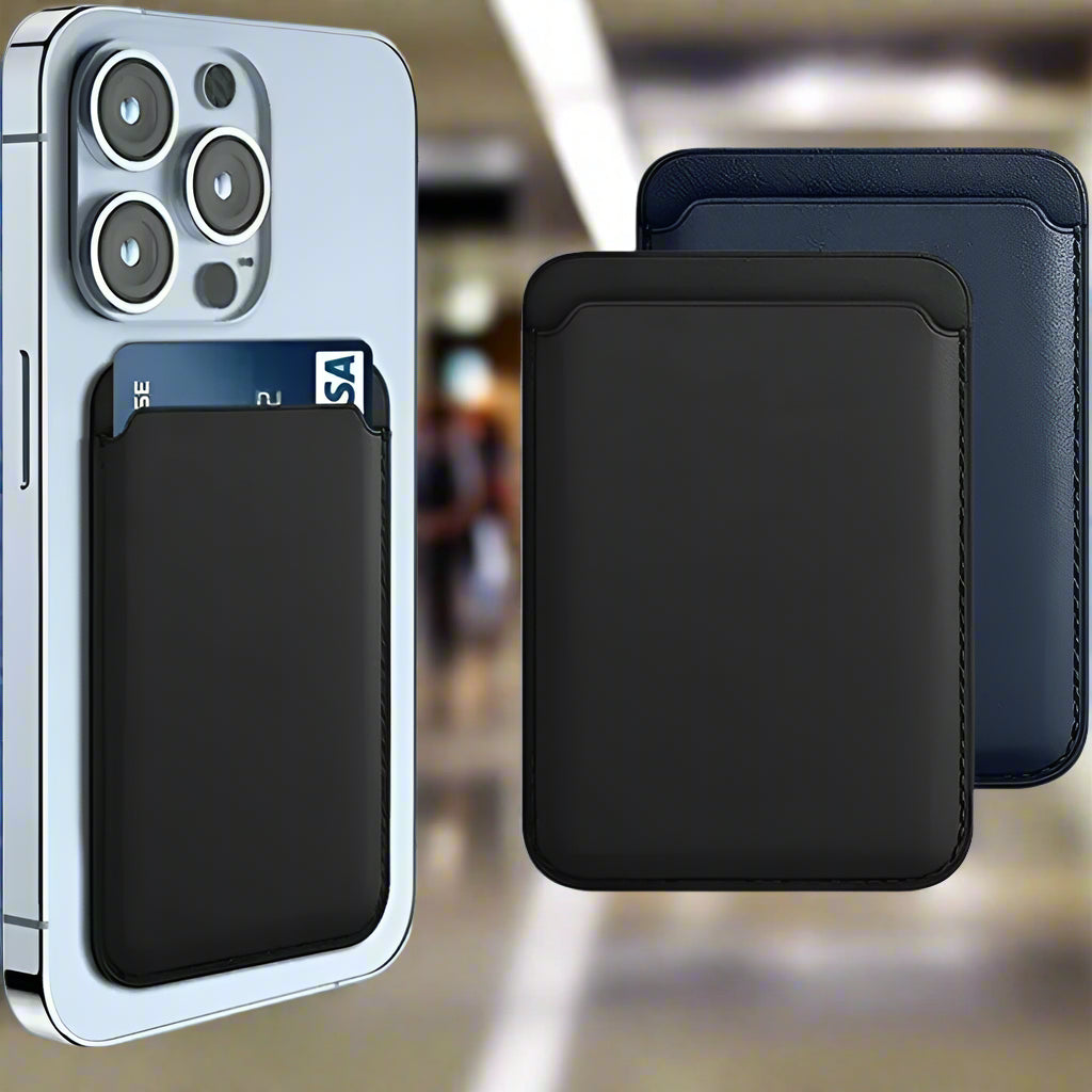 Magnetic Leather Wallet Card Holder Macsafe Phone Stand for Magsafe IPhone 15 14 13 Pro Max Mac Safe Support Telephone Bracket - THOOBO!