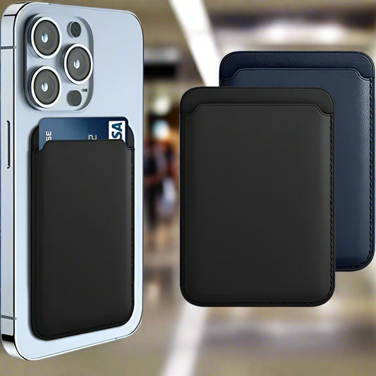 Magnetic Leather Wallet Card Holder Macsafe Phone Stand for Magsafe IPhone 15 14 13 Pro Max Mac Safe Support Telephone Bracket - THOOBO!