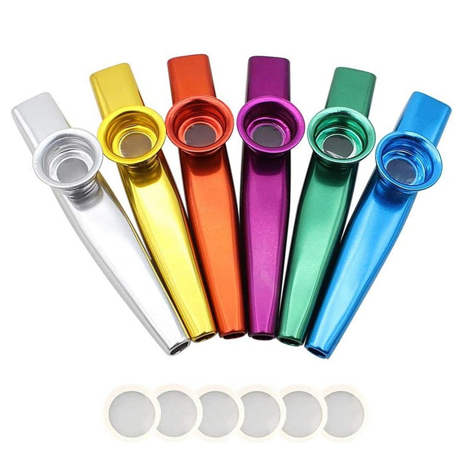Metal Kazoo Musical Instruments Flutes Diaphragm Mouth Kazoos Musical Instruments Good Companion for Guitar - THOOBO!
