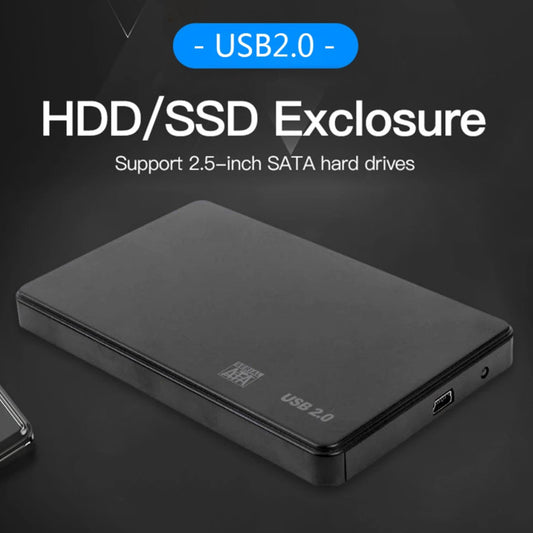 Mini 3TB USB 2.0/3.0 Hard Disk Adapter Enclosure Case for Laptop PC 2.5 Inch SATA SSD HDD External Mobile Box Portable Hard Disk - THOOBO!