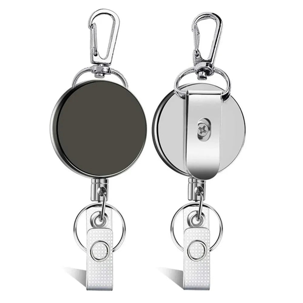 New Retractable Nurse Badge Reel Clip Badge Holder Students Doctor ID Card Holder Keychain Office Accessories - THOOBO!