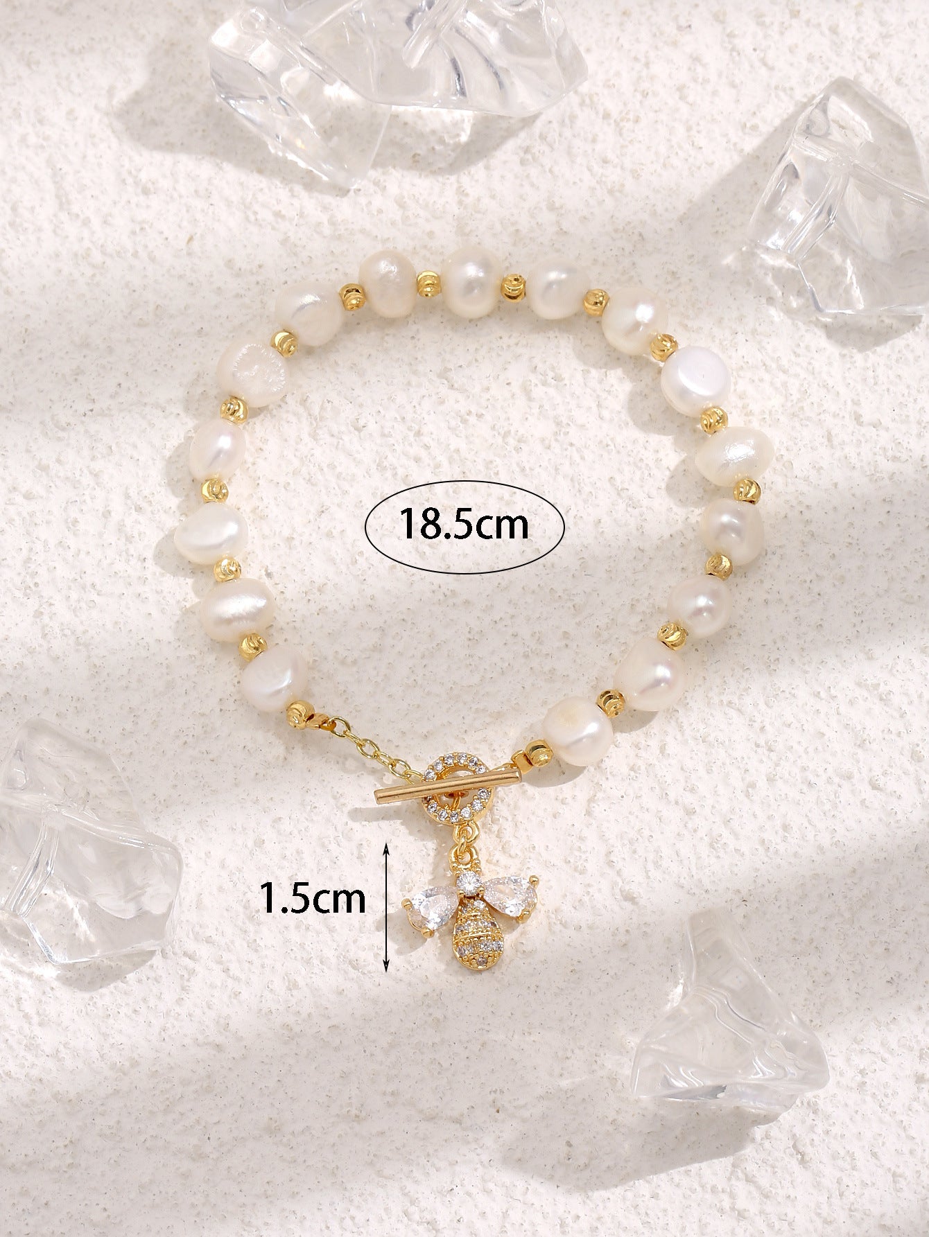 Retro Freshwater Pearl Pull Bracelet