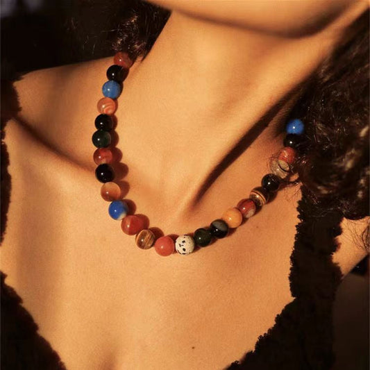 Romantic Universe Beaded Necklace