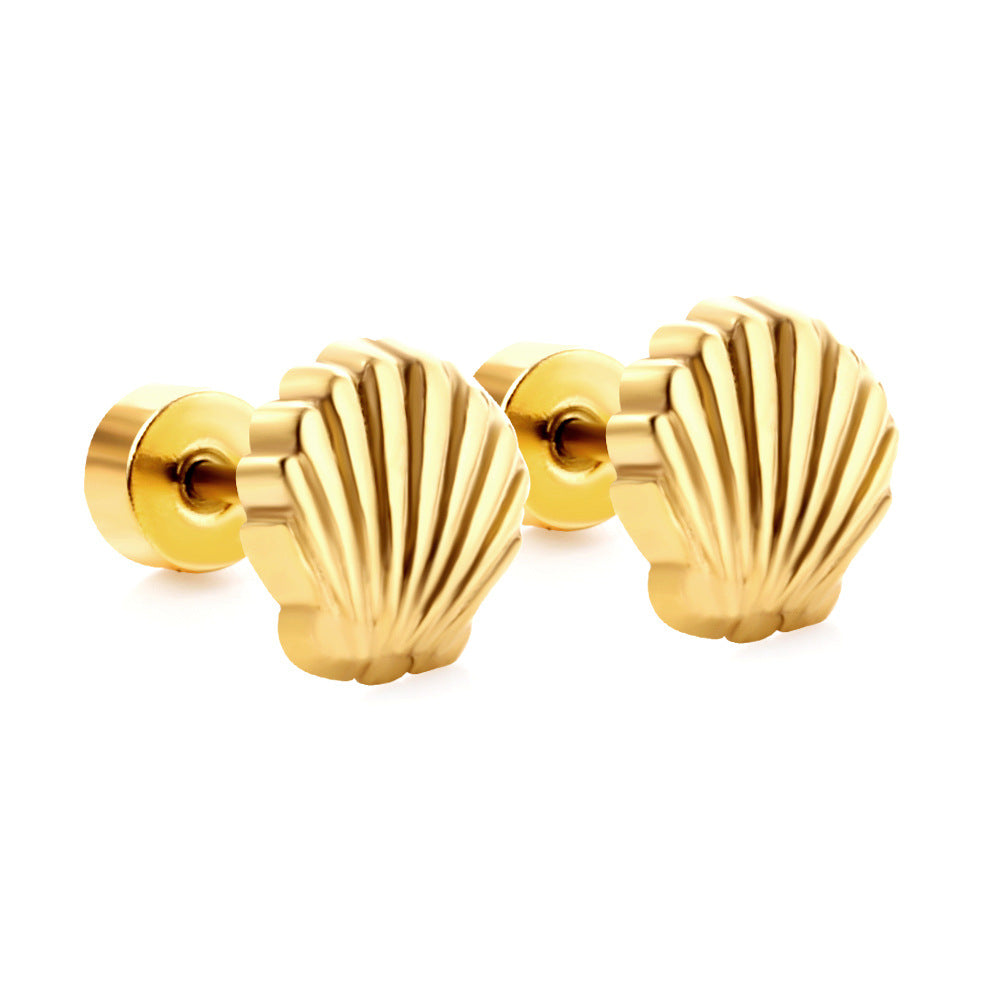 Shell Stud Earrings