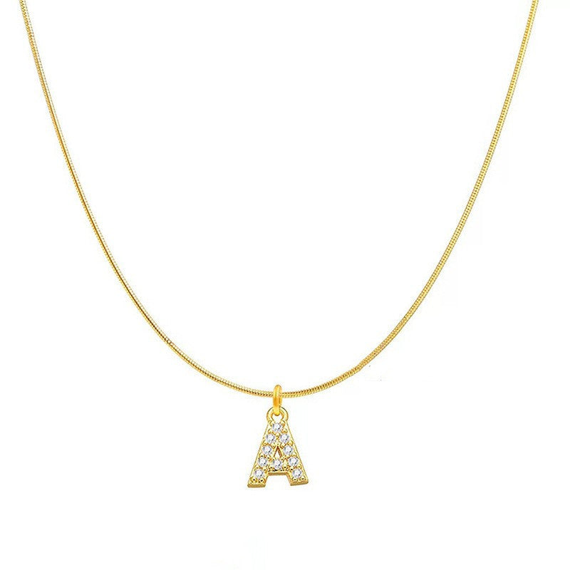 Fashion Personality Round Snake Clavicle Chain Female