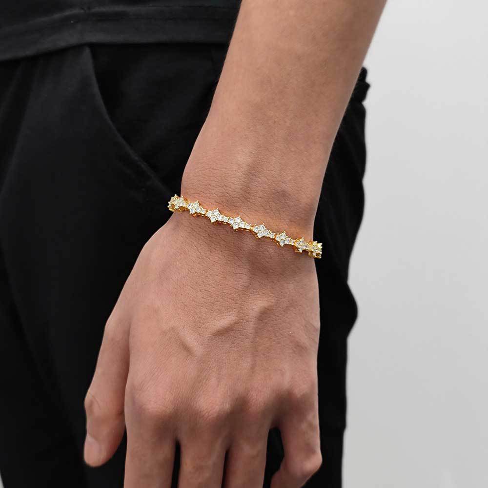 Hip Hop Zircon Tennis Bracelet