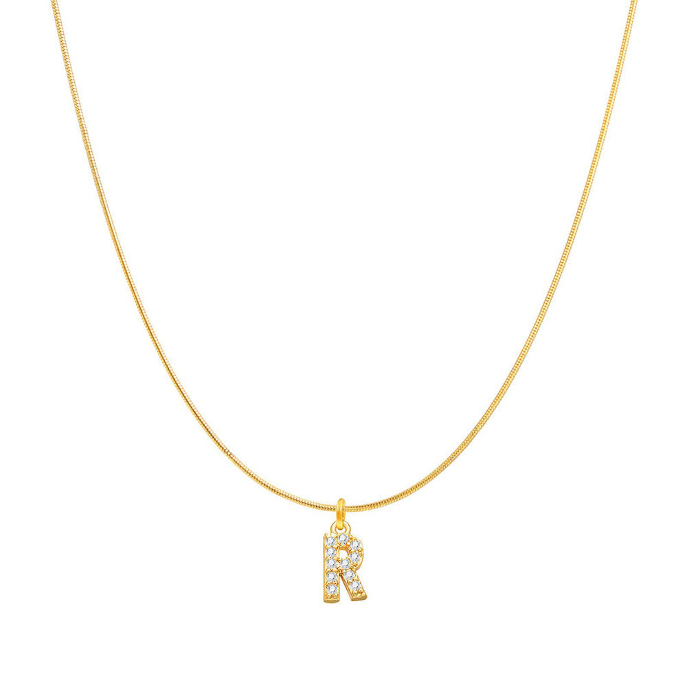 Fashion Personality Round Snake Clavicle Chain Female