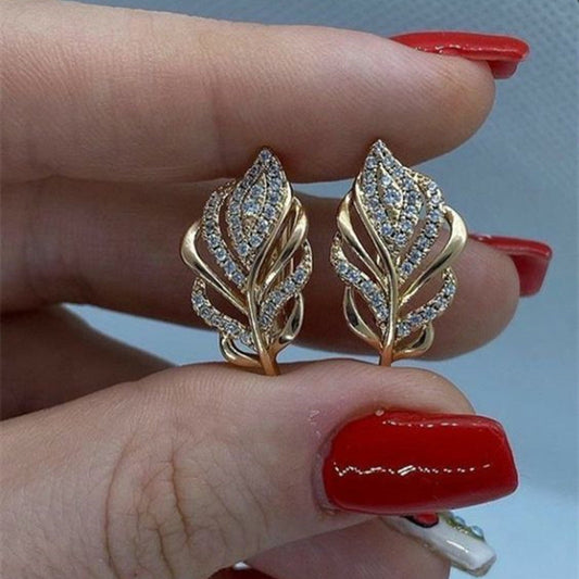 Wheat Leaf Earrings