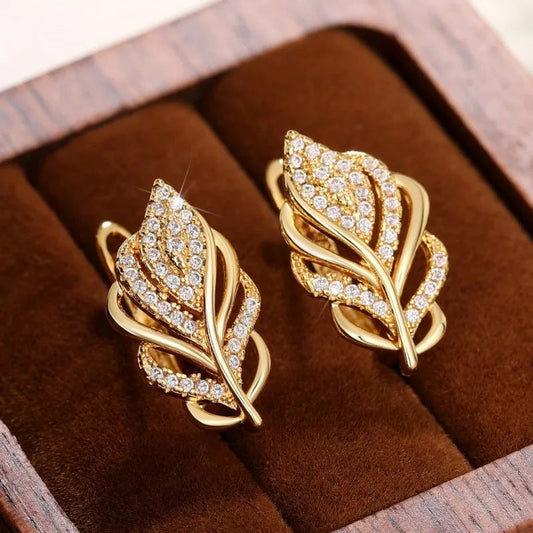 Wheat Leaf Earrings