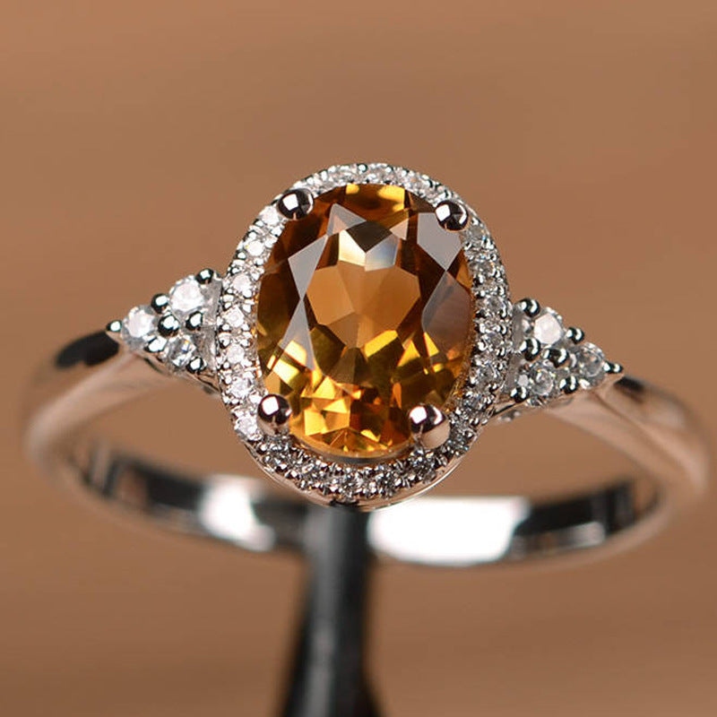 Fashion Geometry Pattern Ring For Women Wedding