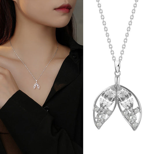 S925 Silver Mermaid Tail Necklace