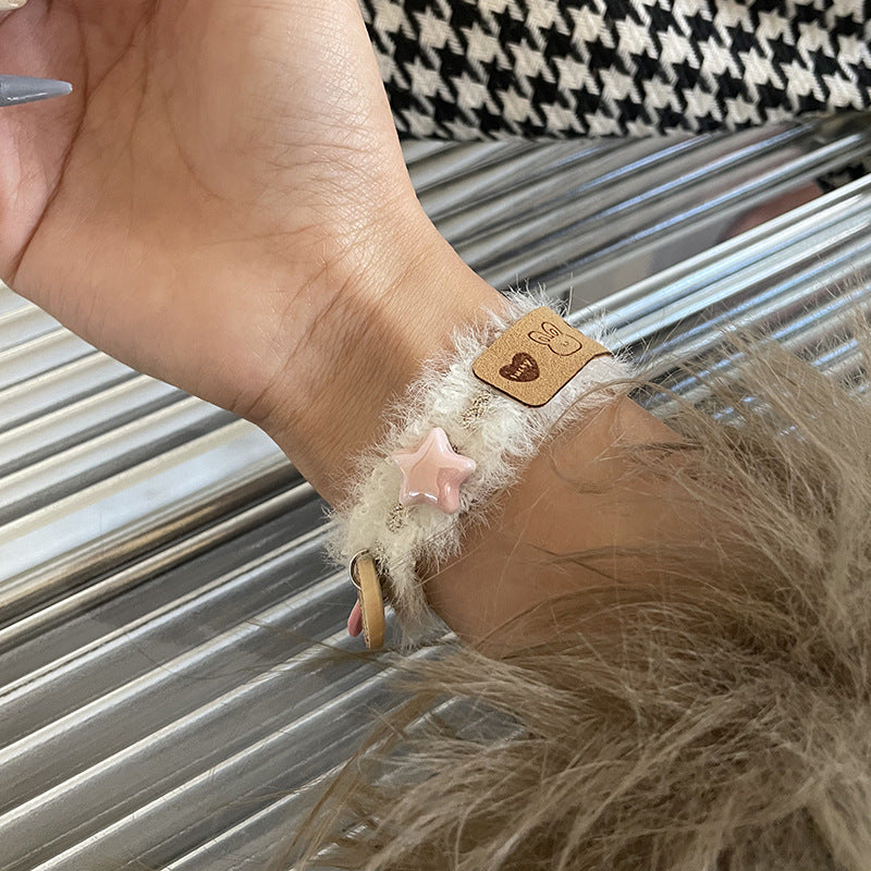 Love Star Button Stitching Bracelet