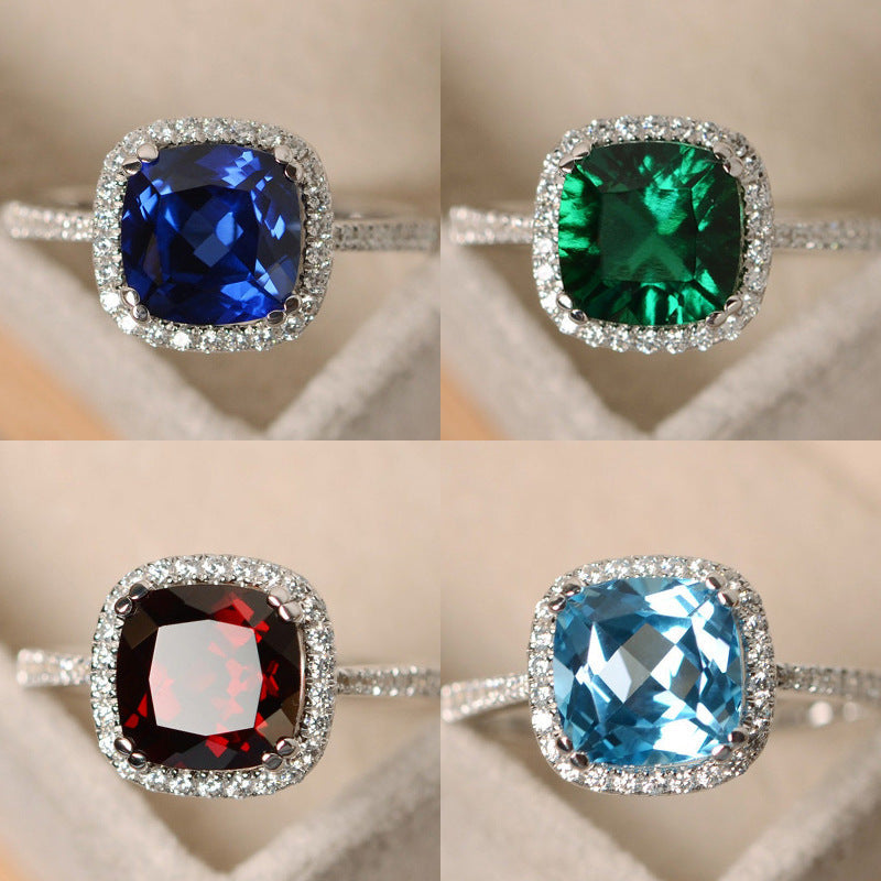 Fashion Geometry Pattern Ring For Women Wedding