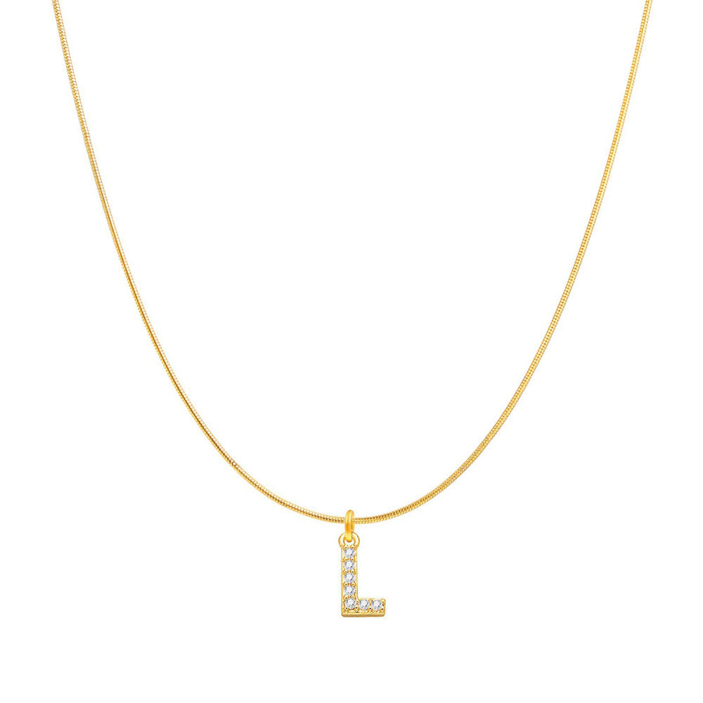 Fashion Personality Round Snake Clavicle Chain Female