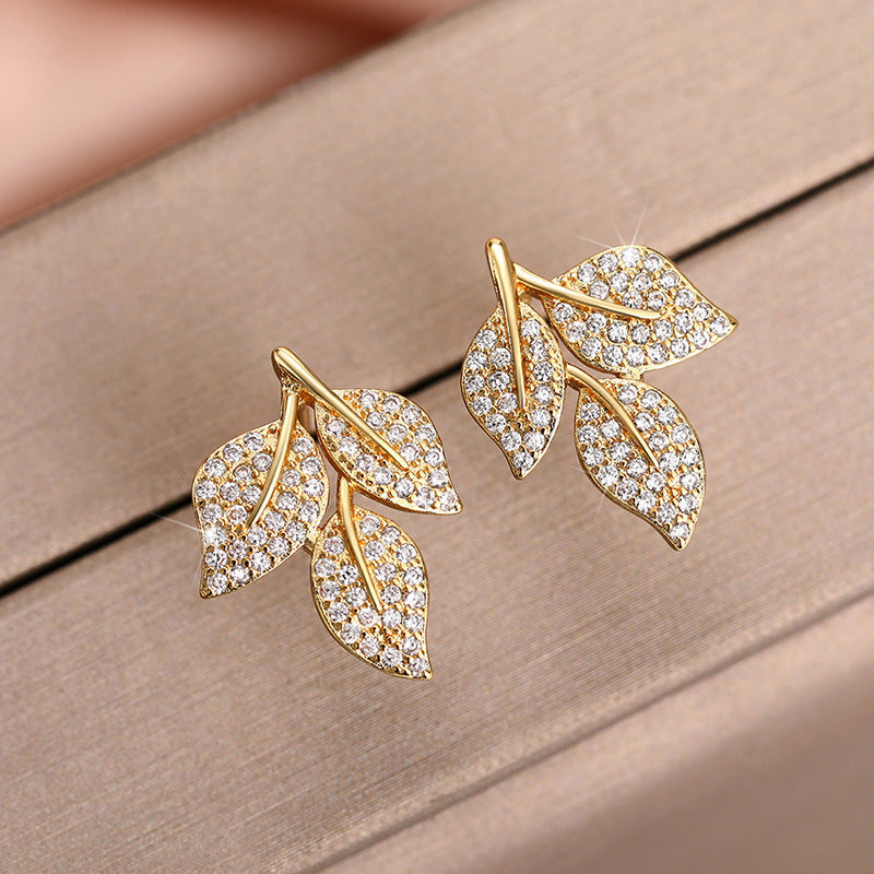 Leaf-shaped Earrings