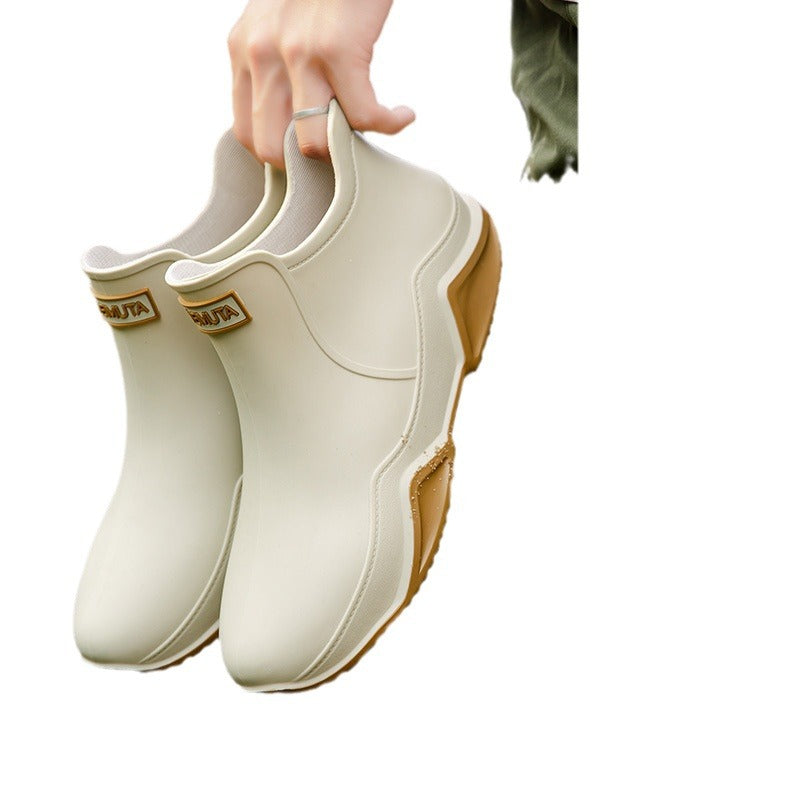 Men's Short Tube Waterproof Rain Boots