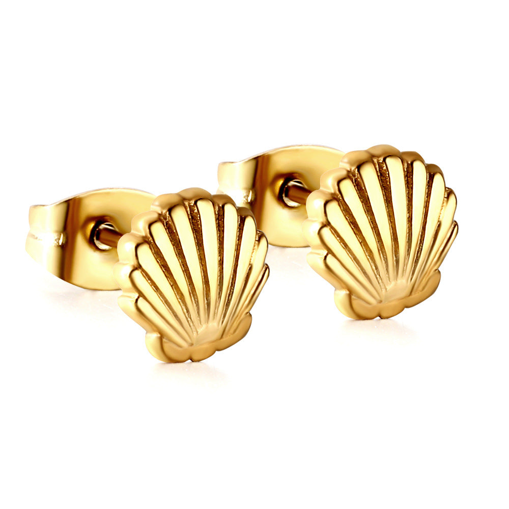 Shell Stud Earrings